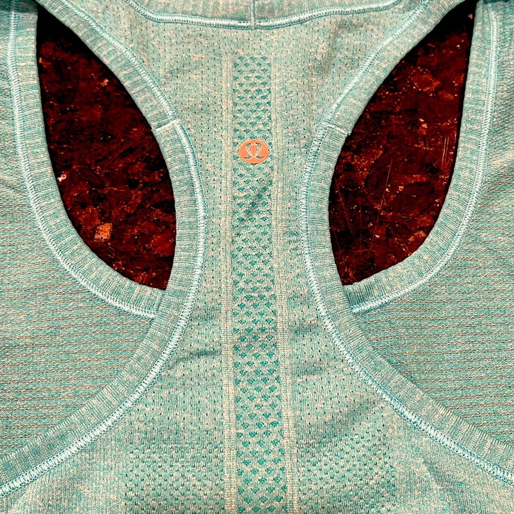 lululemon athletica Women's Green Tank Top